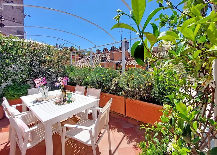 Magical Navona Duplex With Terrace By Halldis